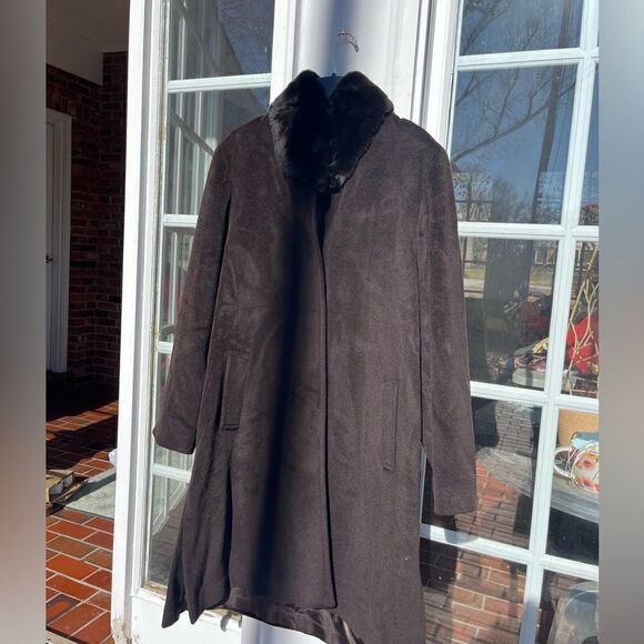 Dale Dressin Amicale Angora Rabbit Fur Coat - Picture 6 of 12